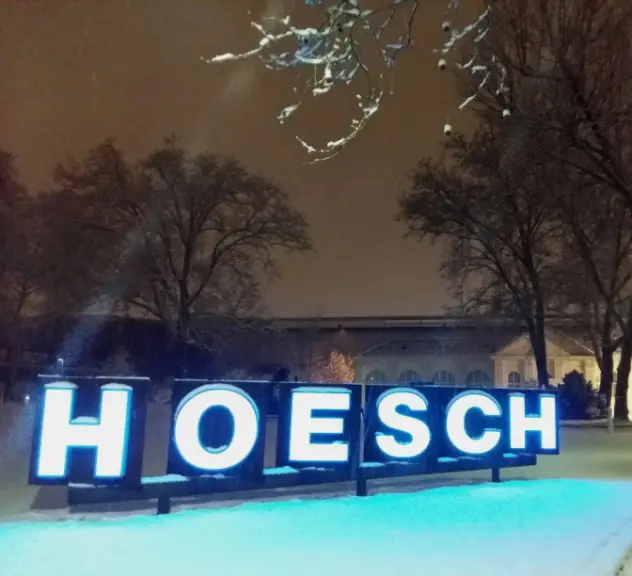 Hoesch-Museum im Schnee
