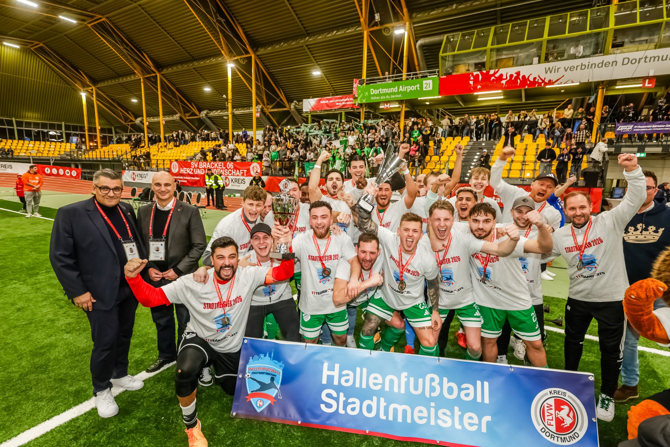 Siegerehrung bei der Hallenstadtmeisterschaft