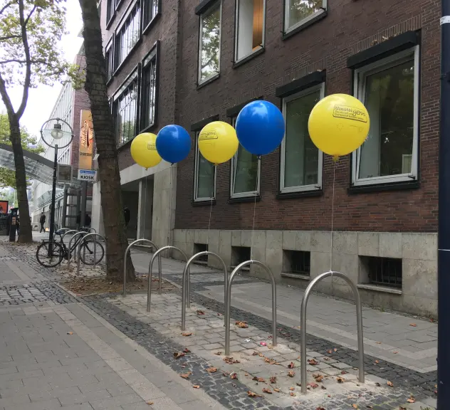 Fahrradbügel an der Kleppingstraße 