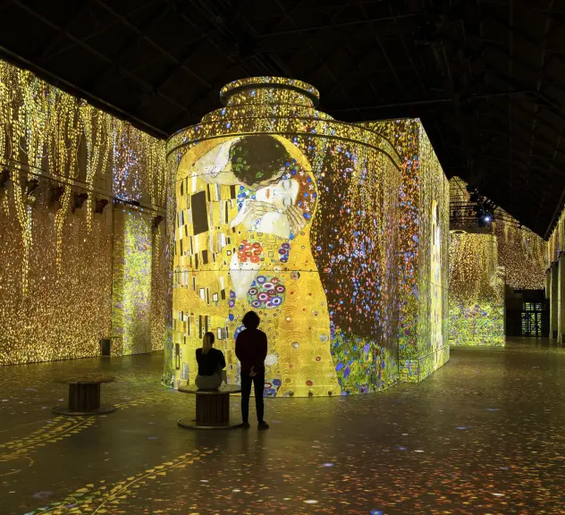 Die Erlebniswelten des Malers Gustav Klimt bilden den Auftakt von Phoenix des Lumières
