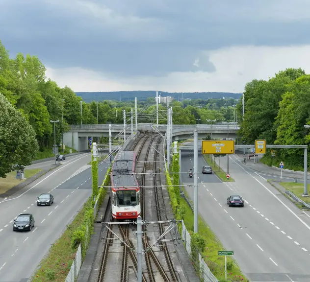 Stadtbahnlinie U45 in Dortmund