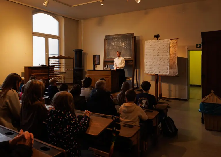Das historische Klassenzimmer des Westfälischen Schulmuseums