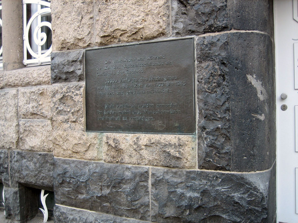 Gedenktafel an der Mahn- und Gedenkstätte Steinwache Dortmund