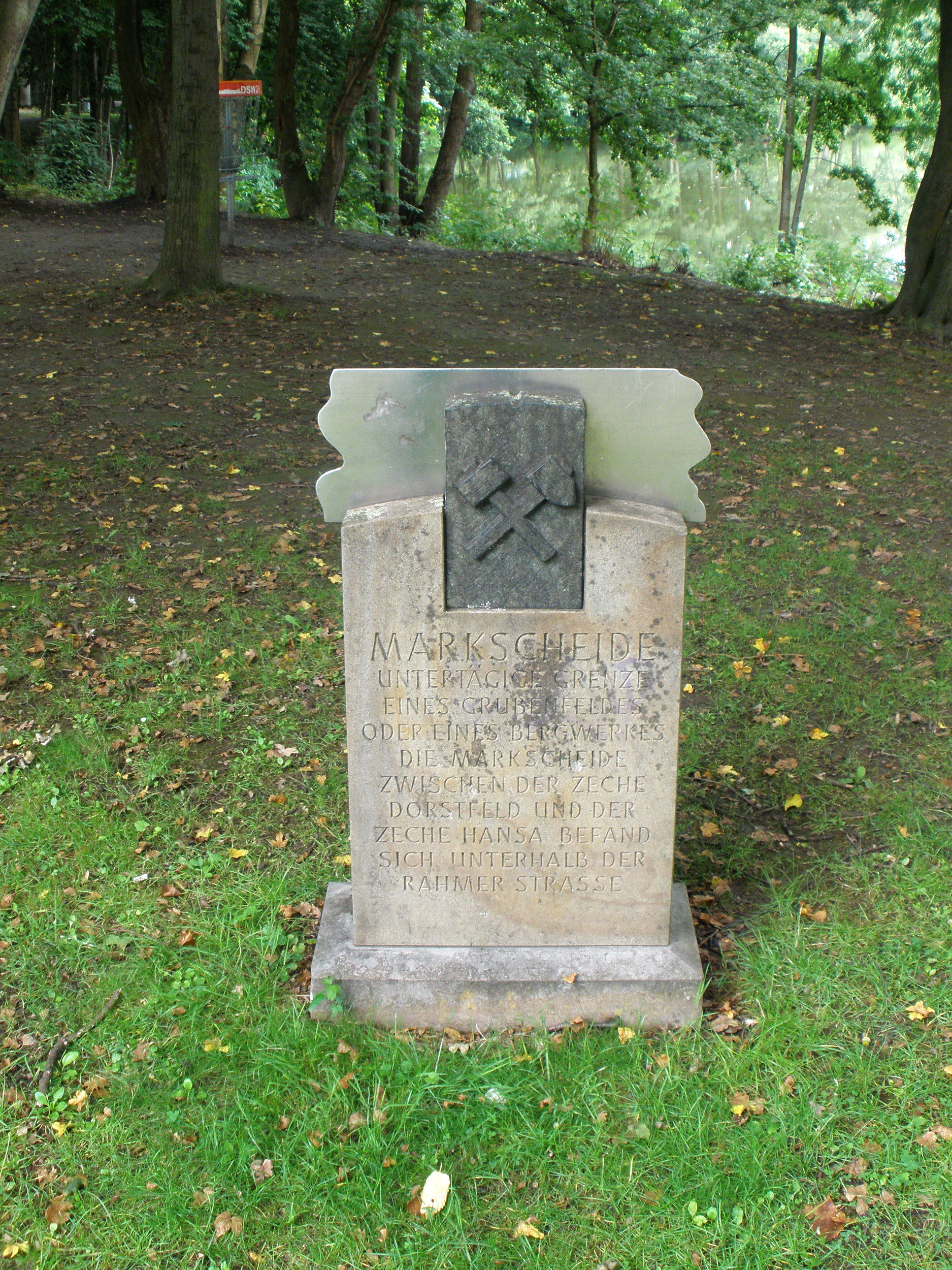 Gedenkstein für Markscheide