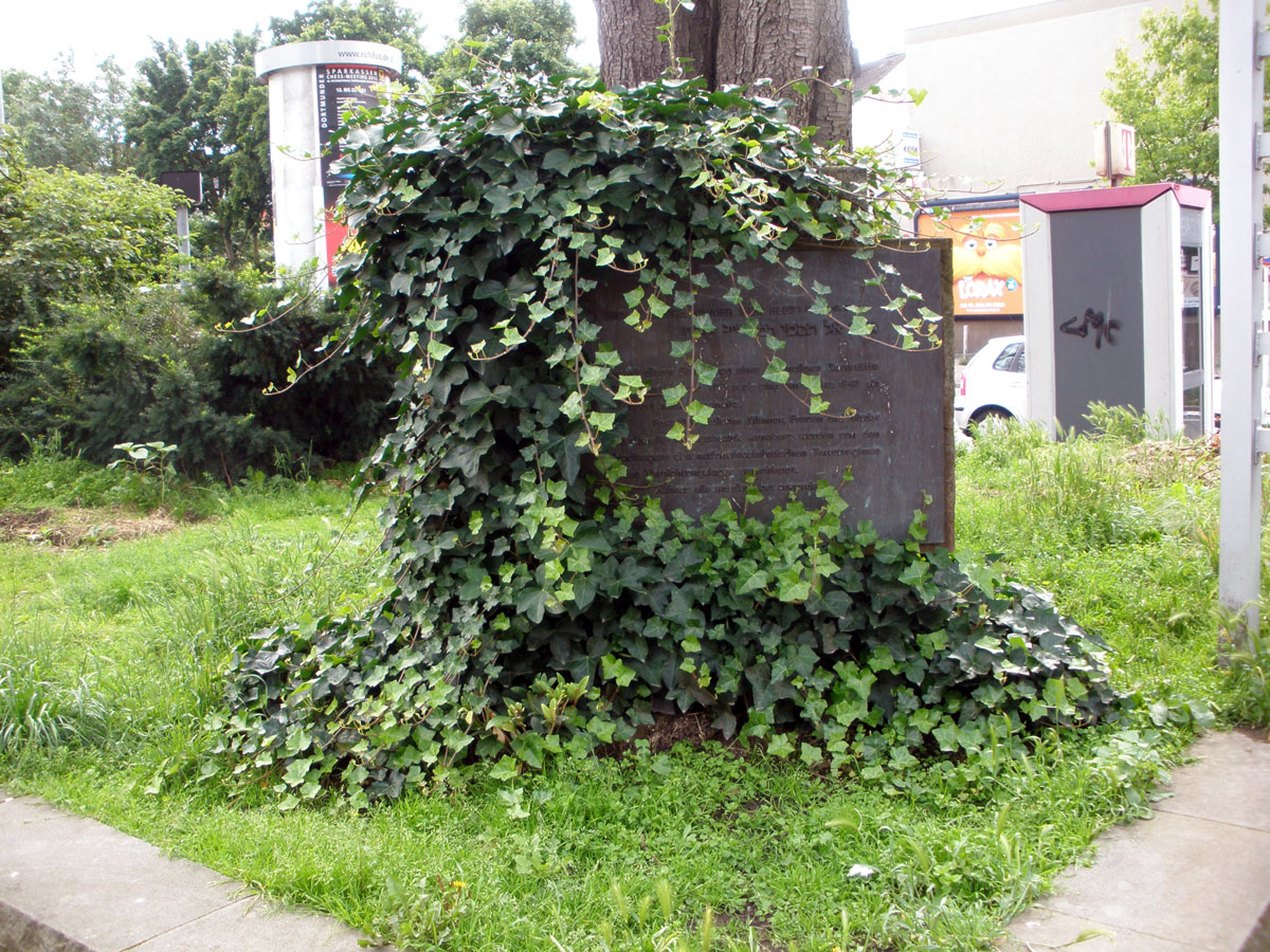 Gedenkstein Deportation jüdischer Bürger nach Auschwitz