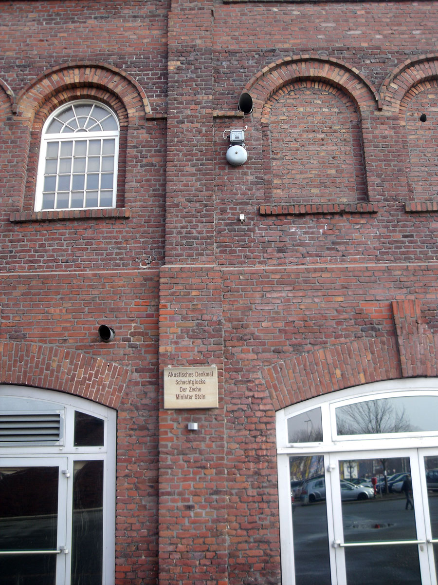 Akustisches Denkmal Schachtglocke der Zeche Minister Stein