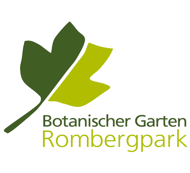 Das Logo des Botanischen Gartens Rombergpark, ein Tulpenbaum-Blatt