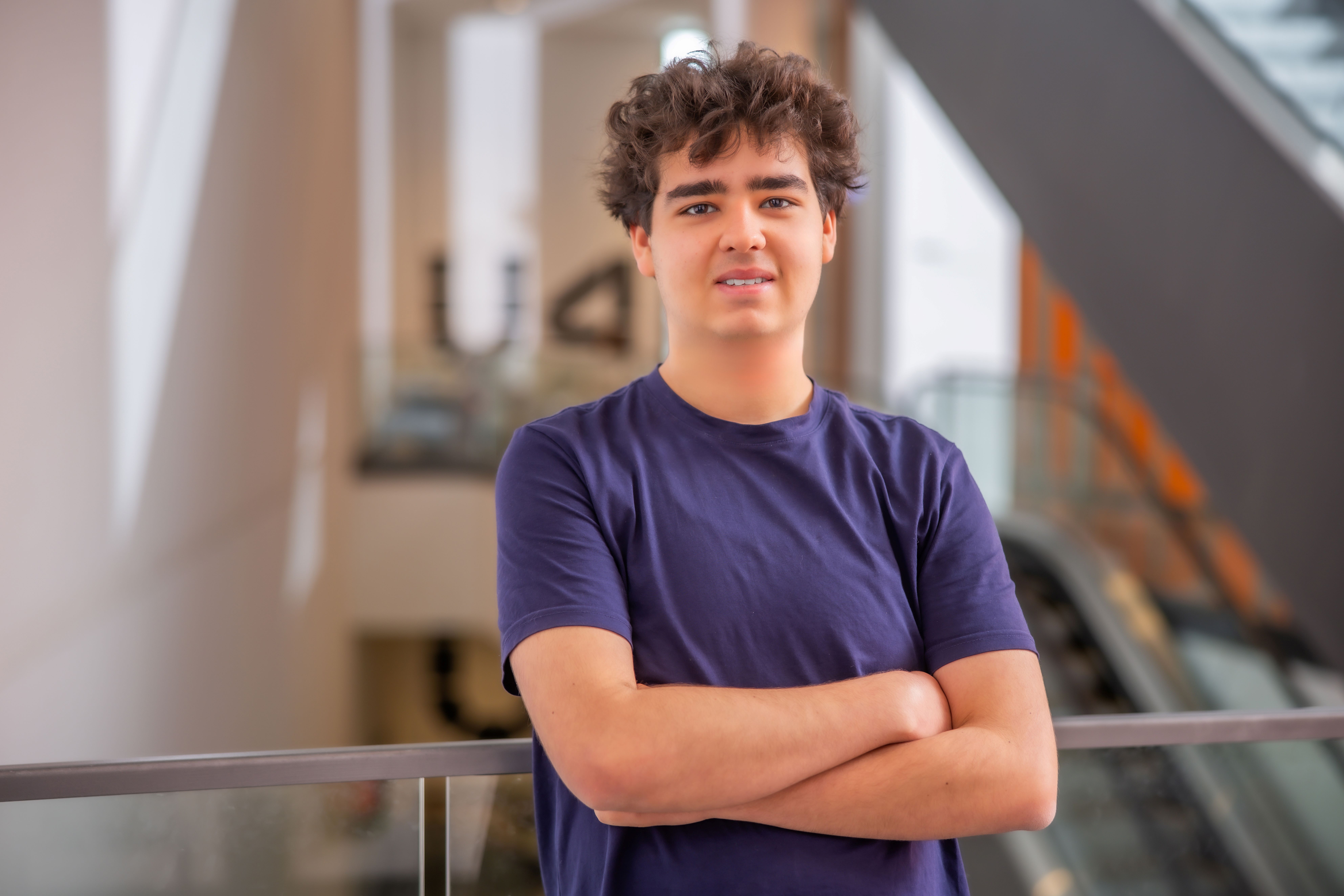 Porträtfoto eines jungen Mannes