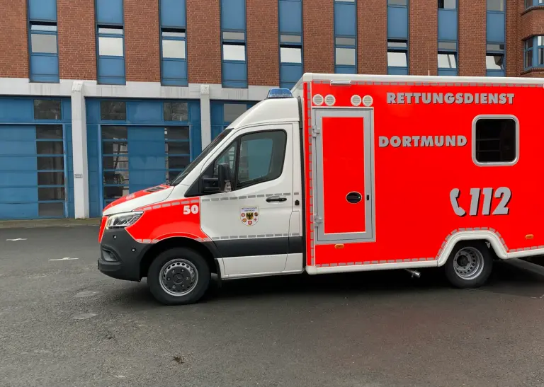 Rettungswagen des Dortmunder Rettungsdienstes