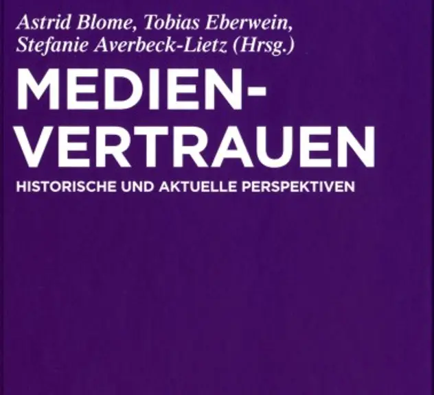Cover des Buches Medienvertrauen