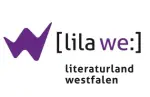 Logo: lila we: