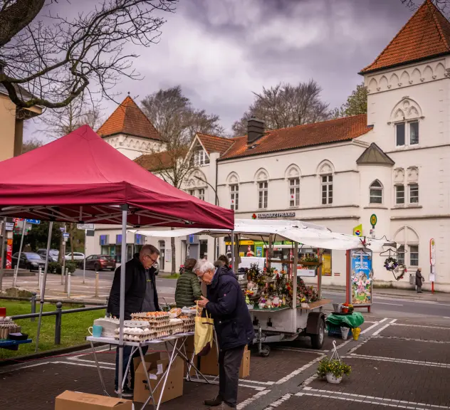Wochenmarkt in Dortmund-Dorstfeld